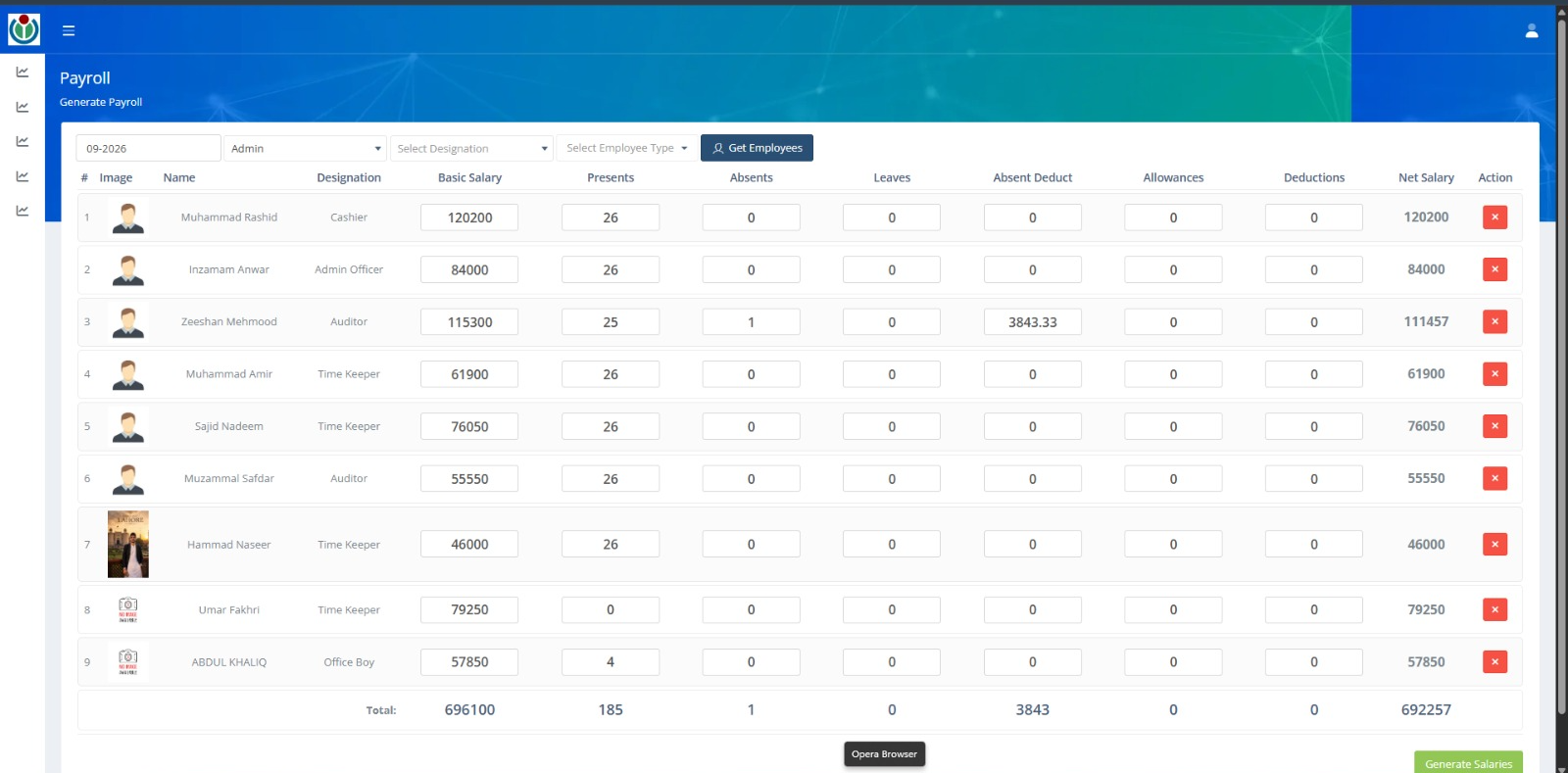 PayRoll System
